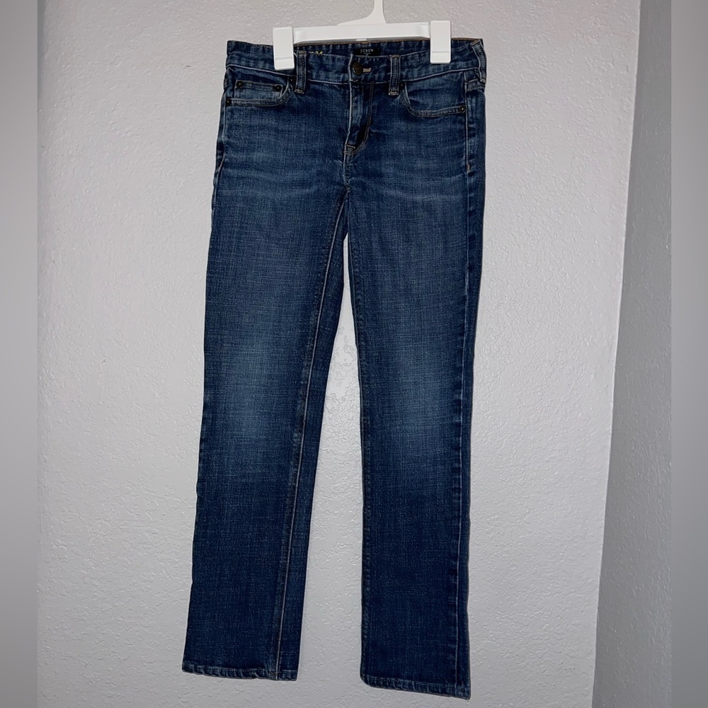 J Crew Matchstick Women Low Rise Straight Leg Jeans